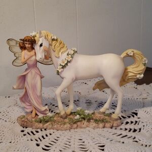 Hamilton Collection Special Messages Collection "Messages of Peace"Angel Unicorn